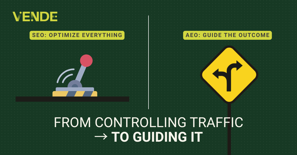 From controlling traffic → to guiding it