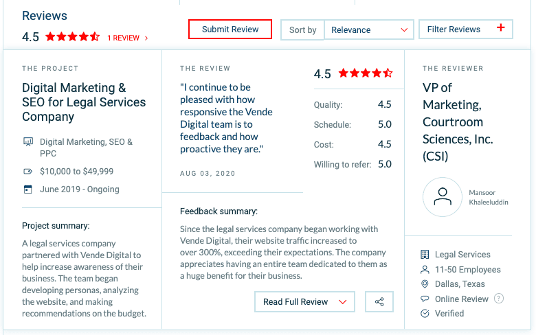 support small business | clutch review