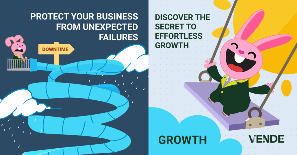 L: Protect your business from unexplained failures
R: Discover secrets to effortless growth