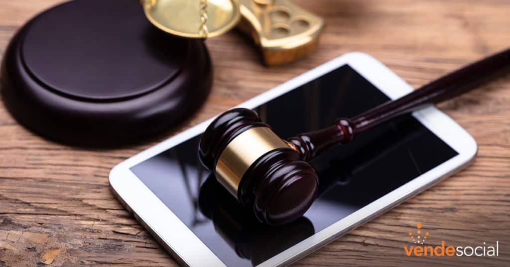 A gavel rests on an iPad | Are you prepared for ADA/CCPA/GDPR compliance