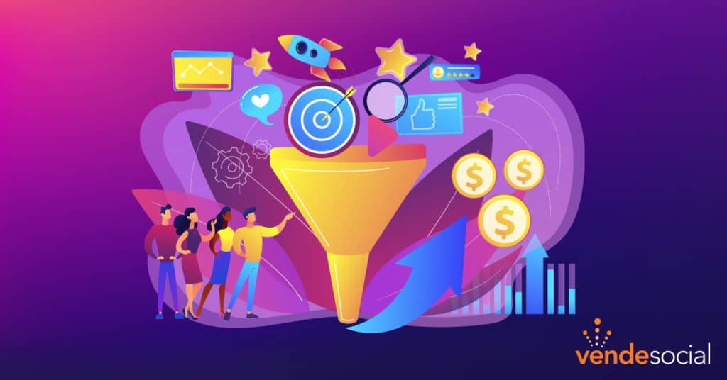 A graphical representation of a marketing sales funnel | Sales Funnel Simplified