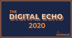 Email Header for the Digital Echo 2020 newsletter in which Vende Digital will help you reach your 2020 digital marketing goals