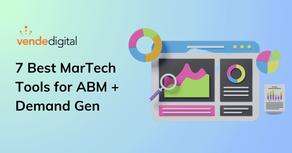 7 Best MarTech Tools for ABM + Demand Gen | Dashboard icon with graphs