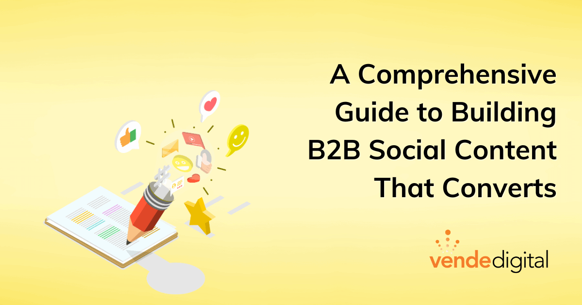 A comprehensive guide to building social content that converts | Paper with pencil writing on it