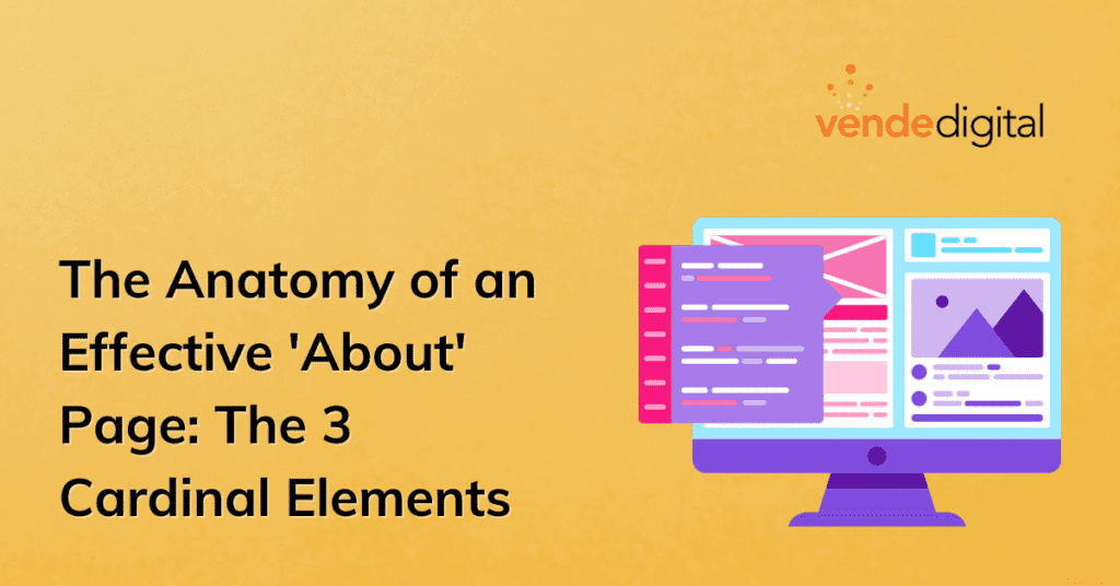 The anatomy of an effective 'about' page: The three cardinal elements | Computer screen
